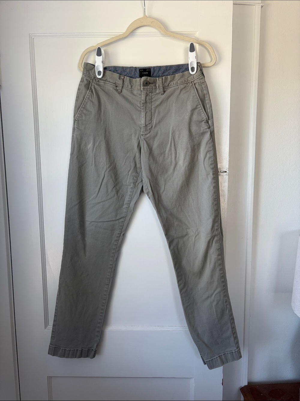 JCrew Men's Casual Chino Pants - Light Gray